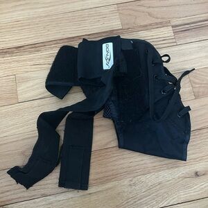 Black Donjoy Ankle Brace